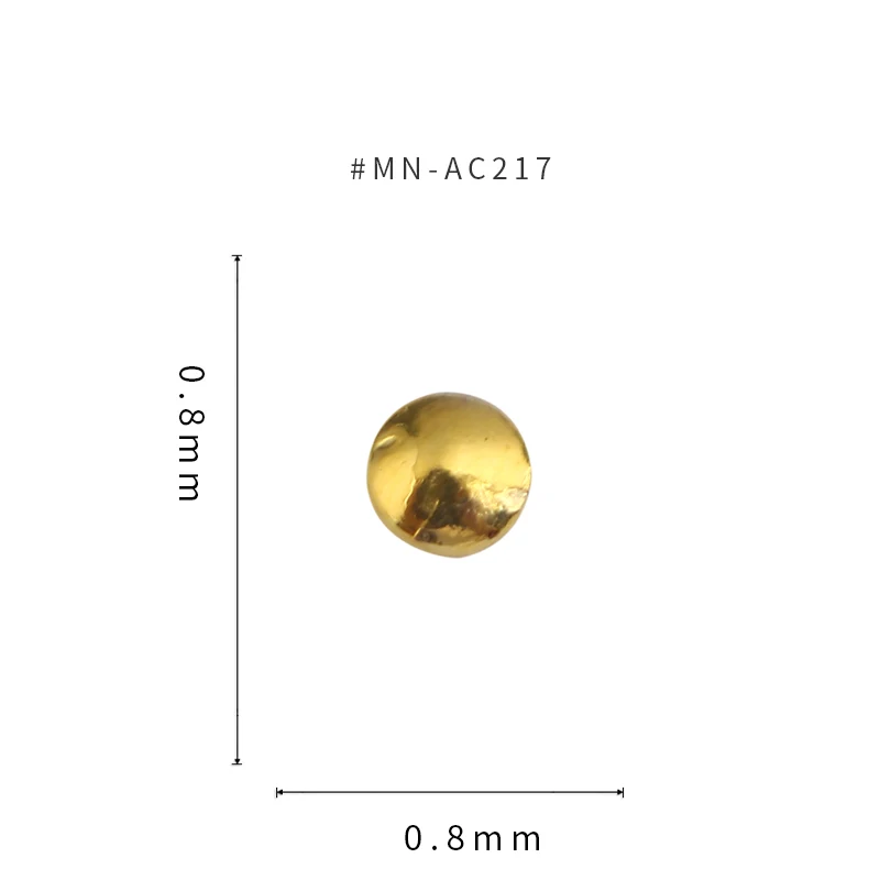 Модельные украшения для ногтей из металлического сплава, 50 шт., узоры для ногтей, декоративные украшения для гель-лака для ногтей, стразы золотистого цвета, шпильки - Цвет: 217