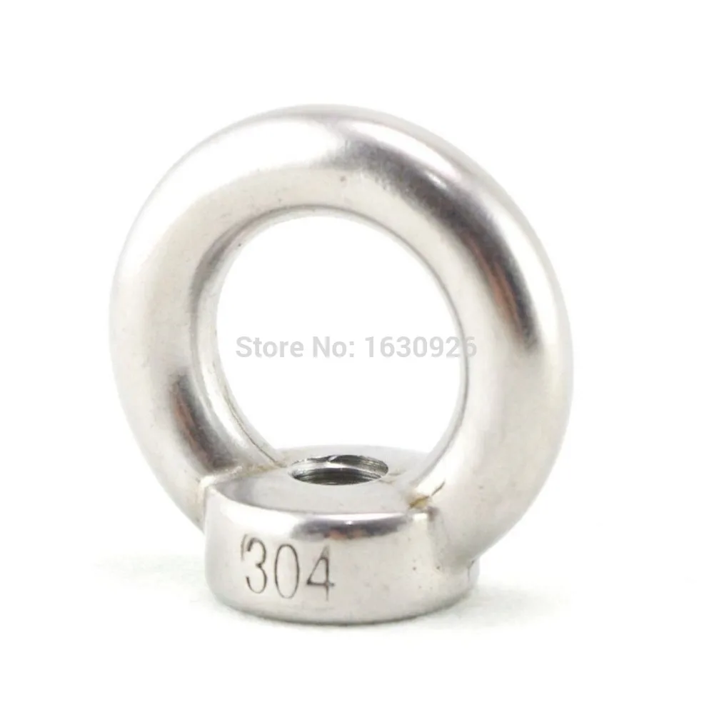 (1) M24 Metric Threaded Eyes Nuts 304 Stainless Steel Lifting Newin