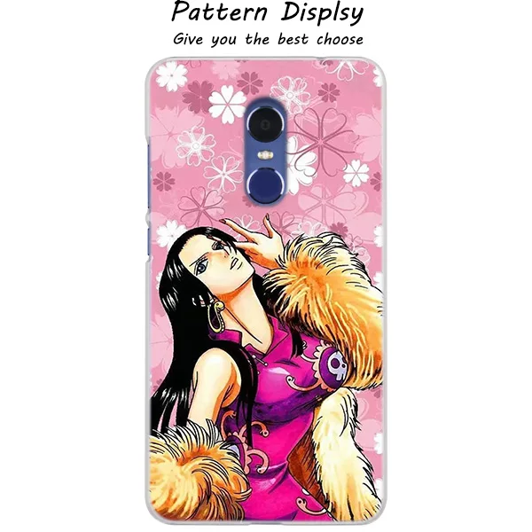 One Piece Boa Hancock Clear Cover Case for Xiaomi Redmi 3 3S 6 Pro S2