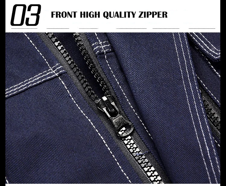 Для мужчин Рабочая куртка высокое качество Multi карманов с длинными рукавами рабочая одежда Униформа Мужской механик строительство рабочих Jackets2019
