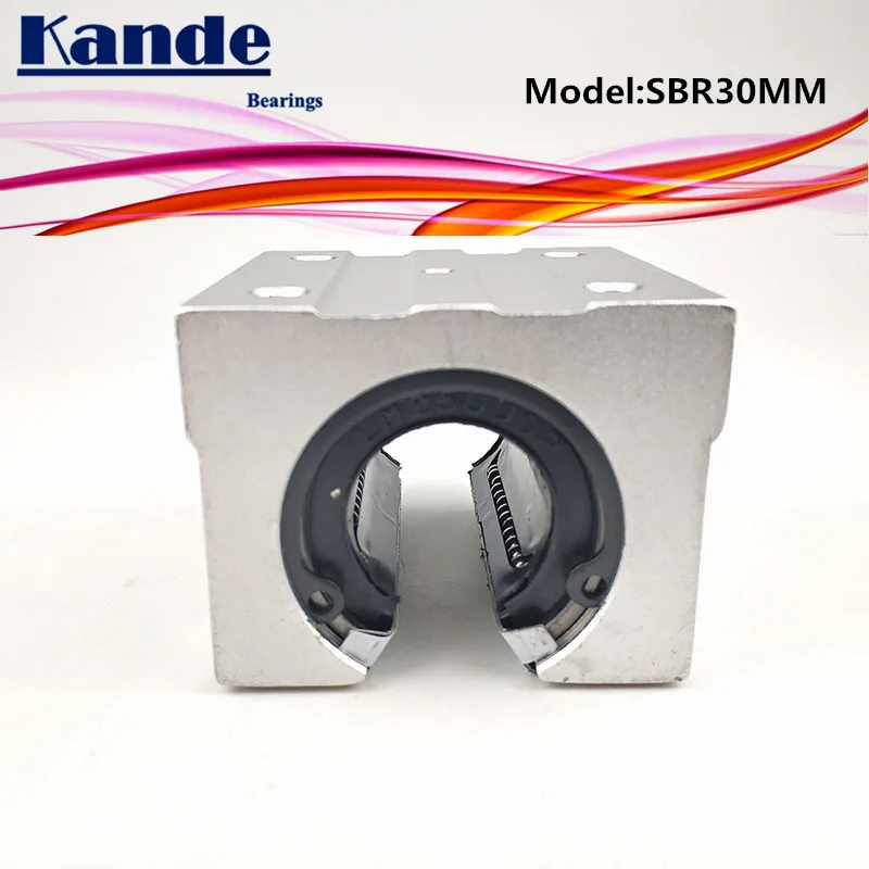 Kande подшипники 2 шт. SBR30UU SBR30 UU открытый блок подшипников с ЧПУ детали направляющие