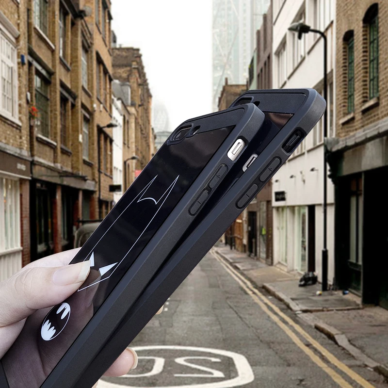 Marvel case for iphone X XS MAX XR 10 8 7 6 6S plus Simple Strokes Iron Man Batman Soft silicone phone cover durable coque capa Marvel case for iphone X XS MAX XR 10 8 7 6 6S plus Simple Strokes Iron Man Batman Soft silicone phone cover durable coque capa