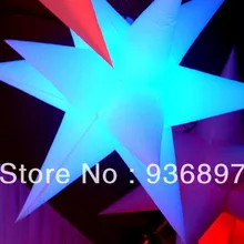 2 м светодиодный светильник надувная звезда для украшения надувная звезда с изменяющимся цветом светодиодный свет