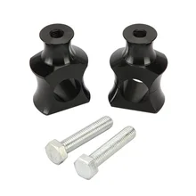 " Мотоцикл черный руль стояки для Yamaha V-Star XVS 650 1100 Классический серебристый/Honda VTX 1300 C R S Ретро Крейсер чоппер