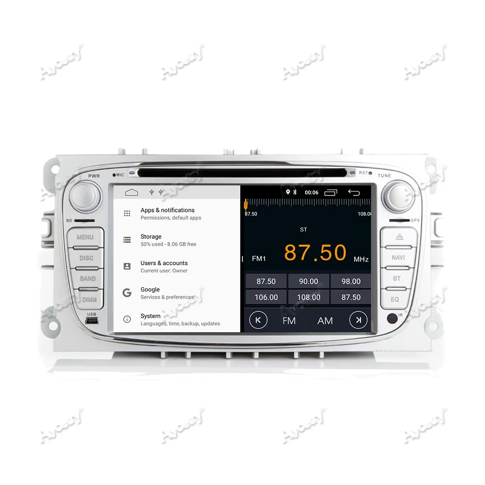 Best 4G+64G 8 CORE For FORD/Mondeo/S-MAX/C-MAX/Connect/Galaxy/FOCUS 2 Car dvd android 9 2 din auto radio multimedia GPS DSP IPS obd2 20