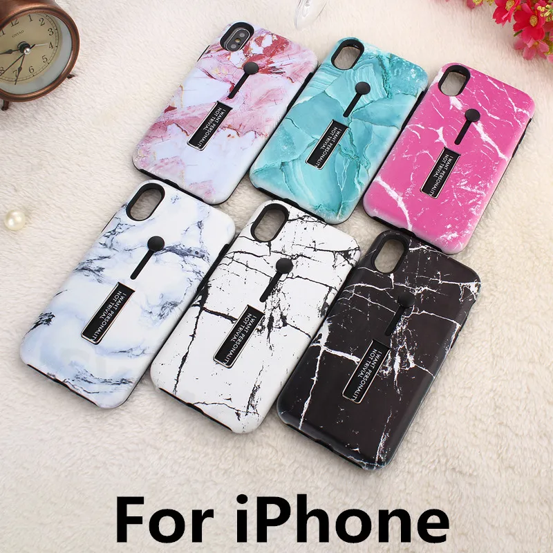 SYCASE Новый мраморный раскрашенный чехол для iPhone 6 6s плюс 7 8 X Xs max Xr xs кронштейн рука