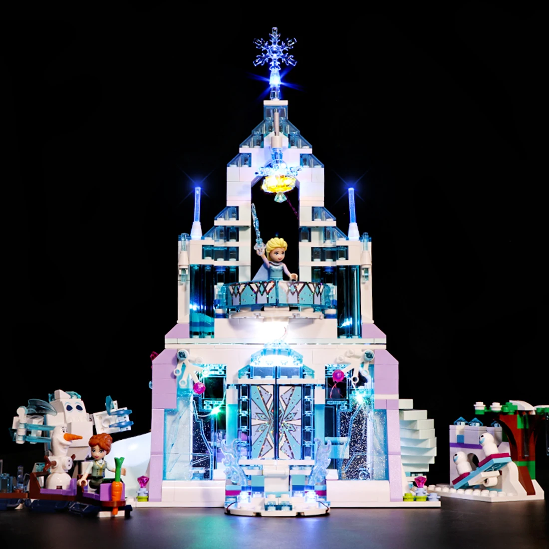 

Vonada LED Kit for LEGO Snow Castle Series 41148 Princess Aisha's Magic Snow Castle Toy Gift (Light Only,No LEGO Kit)