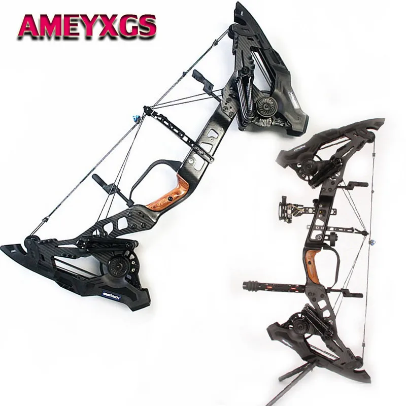 1Pc 32" 21.5lbs 80lbs Archery Compound Bow Steel Ball Dual Use Lss