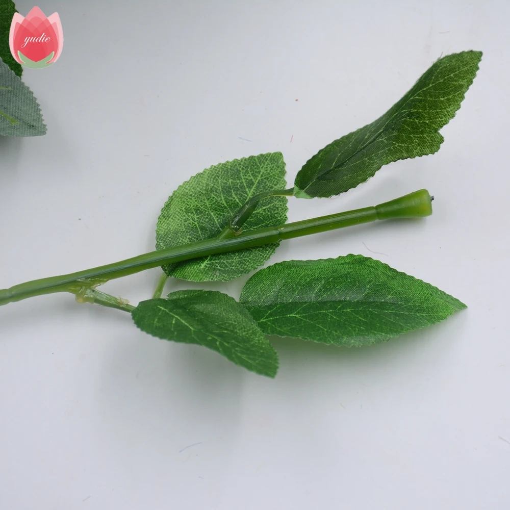 5pcs 32cm Leaf Scape Branches Artificial Flowers Twigs Bouquet For Wedding Room Balcony Home Decoration DIY Simulation Flowers