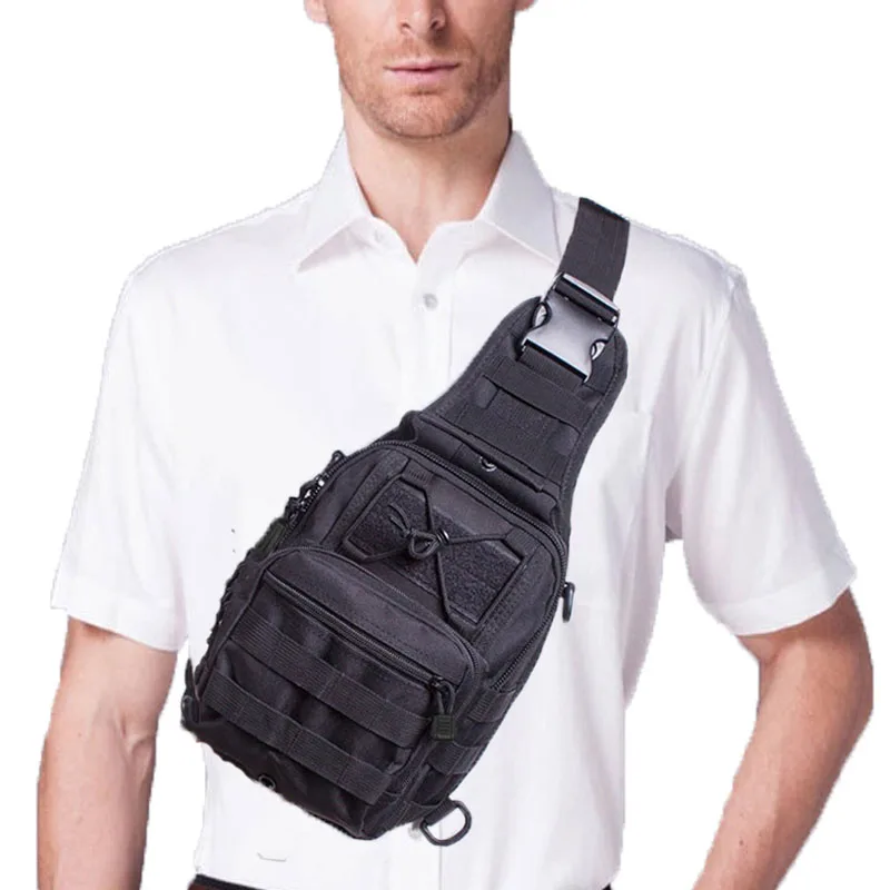 Tactical Molle Sling Shoulder Bag Assault Backpack Crossbody Messenger