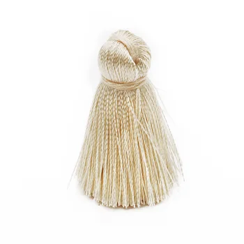 

20pcs 3cm Korean Rayon Silk Tassels For Jewelry DIY Beige Fringe Tassel Charms Earrings Bracelets Finding, 20 pc/lot-10055957