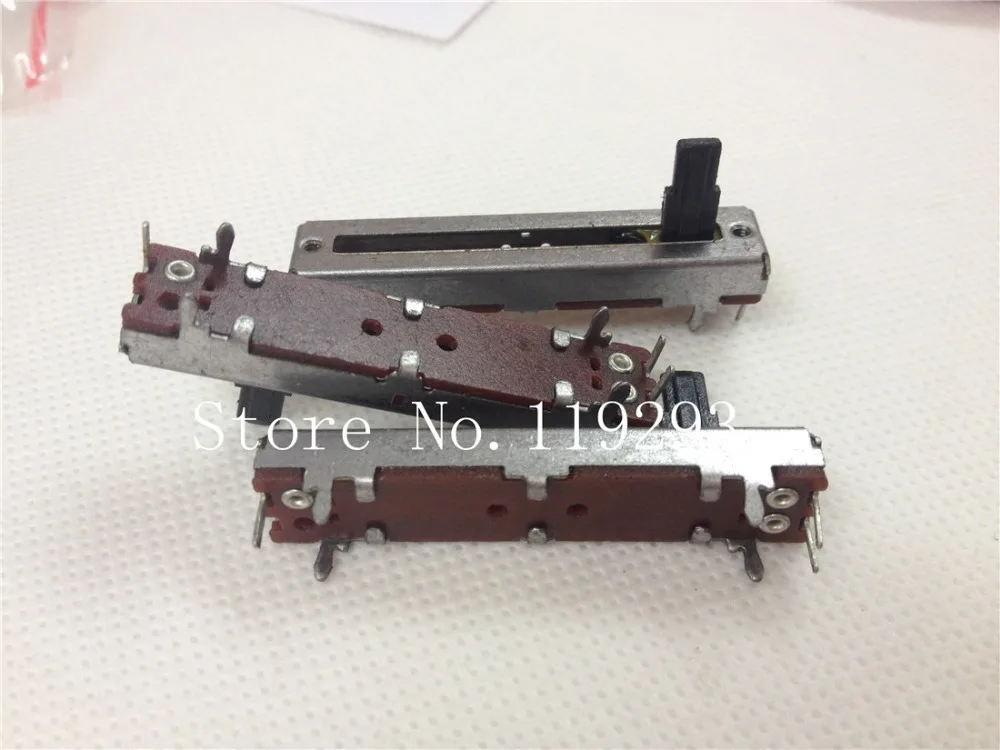 

[BELLA]45MM Slide fader potentiometer B50K Single Handle length 10MM--10PCS/LOT