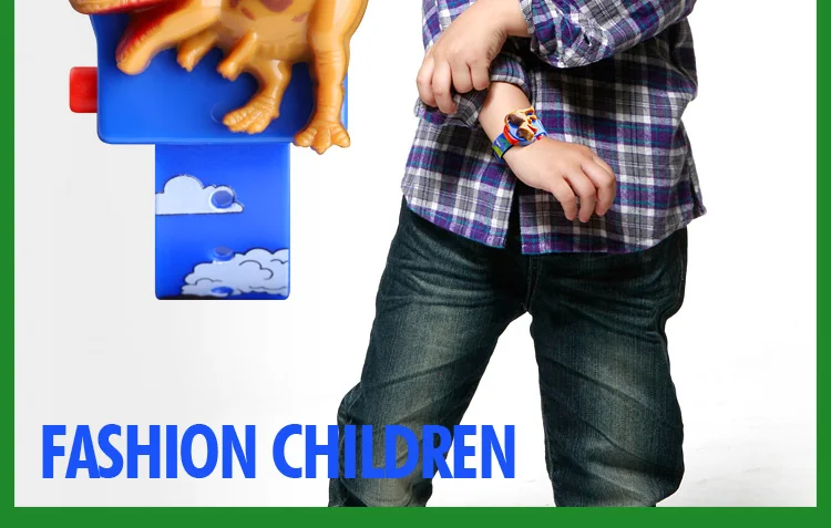 SKMEI Интересные детские часы модные красивые детские часы креативная модель динозавра для мальчиков и девочек Love montre enfan Детские 1468