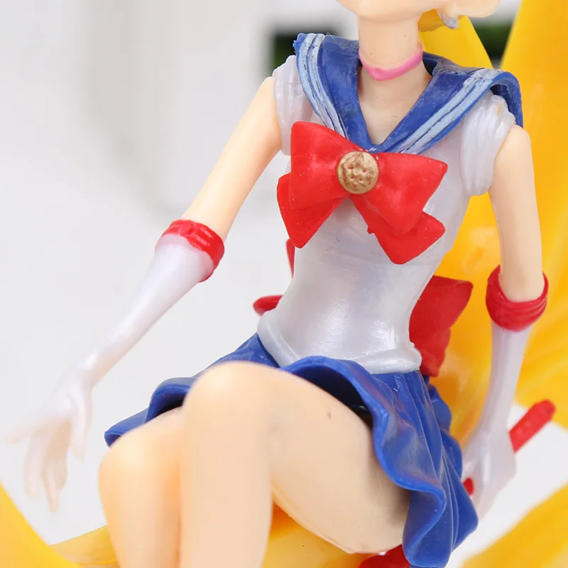 15 см аниме Сейлор Мун Tsukino Usagi фигурка игрушка крылья украшение торта