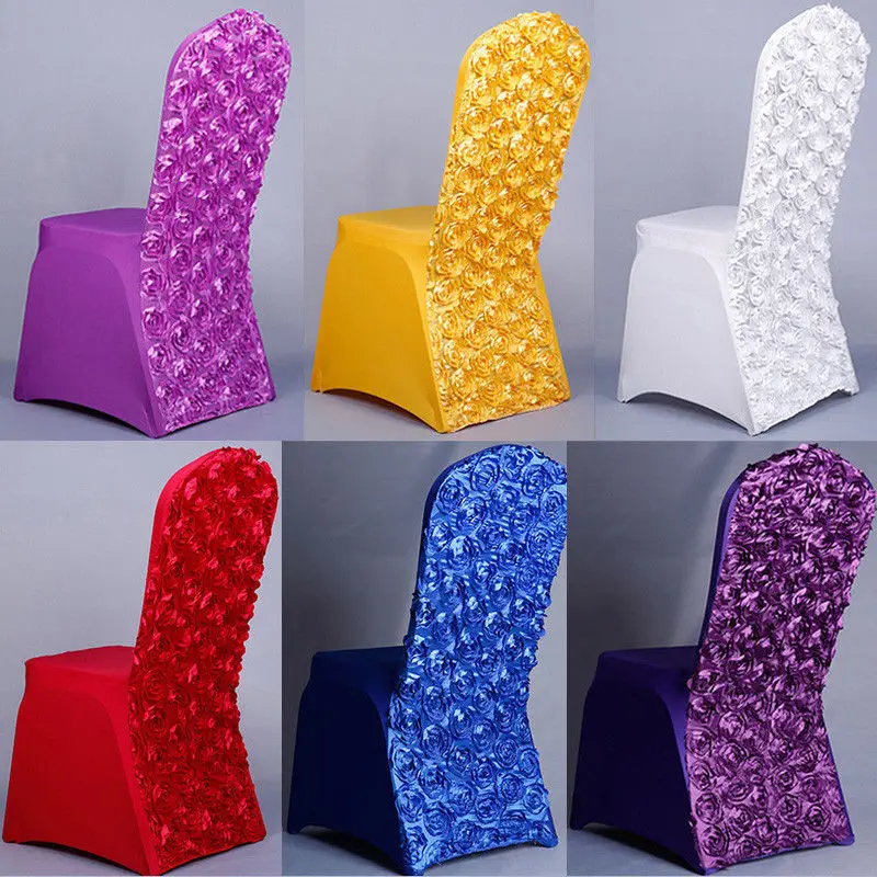 

New Spandex Lycra Chair Arched Flat Front Covers For Wedding Party Decorations