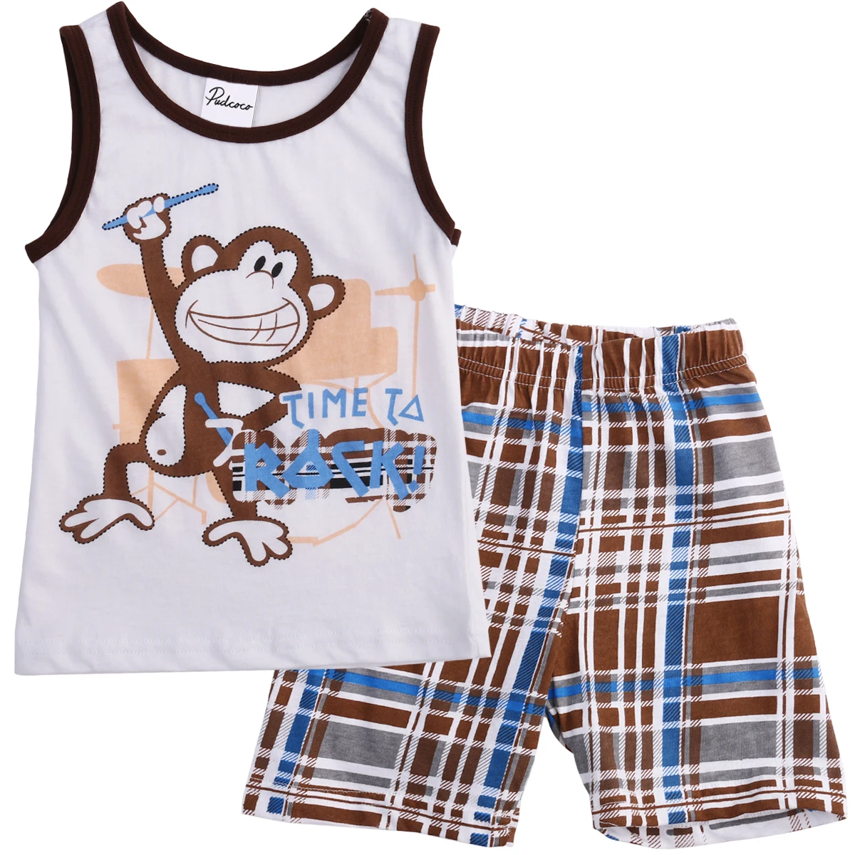 Aliexpress.com : Buy 2Pcs monkey baby clothes set Toddler Baby Kids