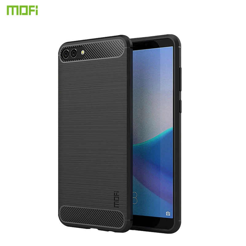 

MOFi For Asus Zenfone 4 ZE554KL Case Cover Carbon Fiber Soft TPU Protector Covers For ZE554KL Silicone Back Cover Phone Cases