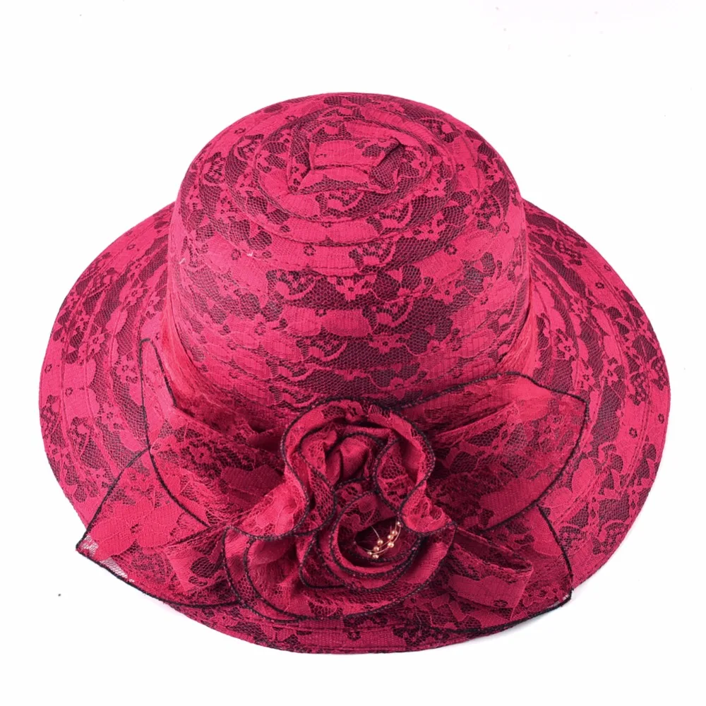 الدانتيل الزهور الشمس قبعة المرأة الصيف شاطئ كاب الصلبة اللون دلو قبعات السيدات واسعة حافة الظل القبعات للنساء بنما الفاتحة فام الدانتيل الزهور الشمس قبعة المرأة الصيف شاطئ كاب الصلبة اللون دلو قبعات السيدات واسعة حافة الظل القبعات للنساء بنما الفاتحة فام