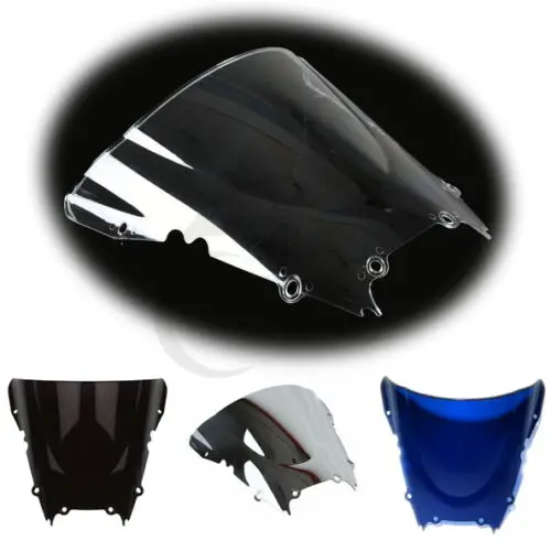 Motorcycle New Windshield Windscreen Dual Bubble For YAMAHA YZF R6 1998-2002 99 00 01 | Автомобили и мотоциклы