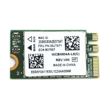 Для qcnfa34ac Беспроводной 802.11ac+ Bluetooth 4.0 M.2/NGFF карты для b70-80 yoga3 14 серии FRU 00jt471