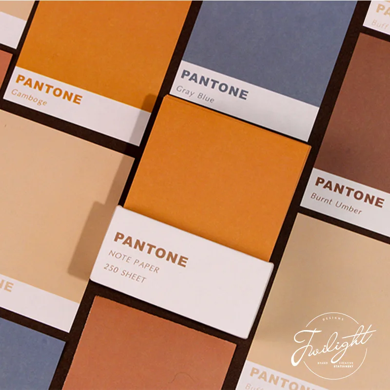 팬톤 컬러 메모 노트