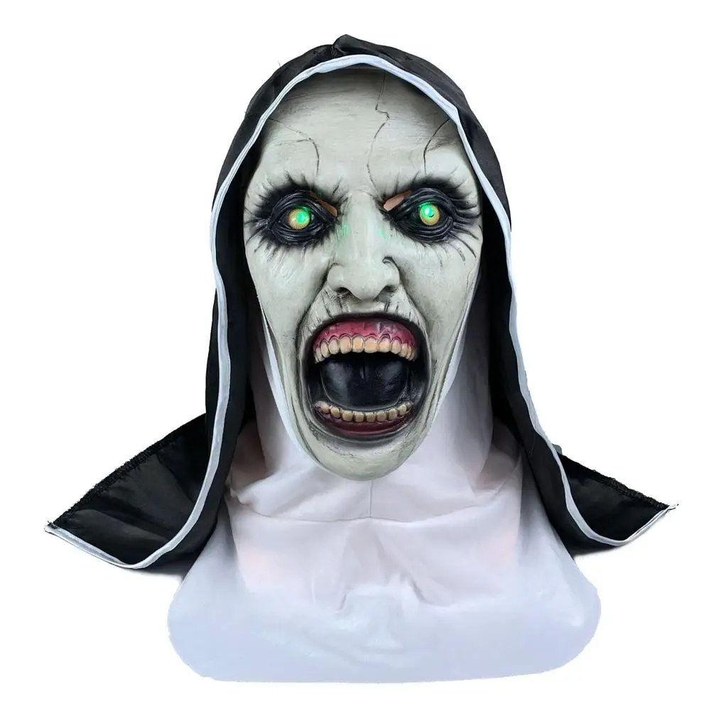 

Halloween Scary Mask Ghost Trick Mask Party Supplies Creepy Haunted House Prop