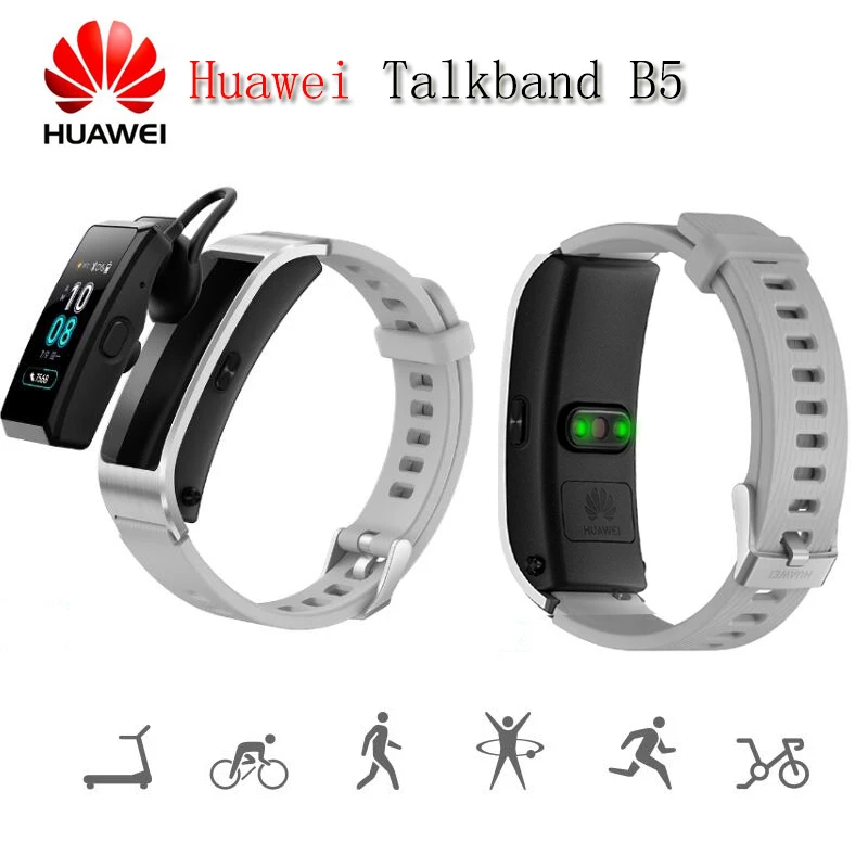 Новейший huawei Band B5 браслет для монитора фитнес Водонепроницаемый Bluetooth 1,13 дюймов сенсорный AMOLED экран Bluetooth наушники