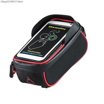 

Bicycle Waterproof Touch Screen Riding Front Handlebar Tube Bag Phone Pouch Holder Mountain Bike Equipment Accessories