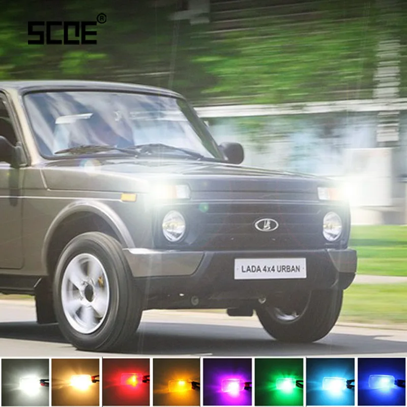 Для Lada 101/104/112/114 110/111/112 Niva 2 SCOE x супер яркий передний парковочный Передний