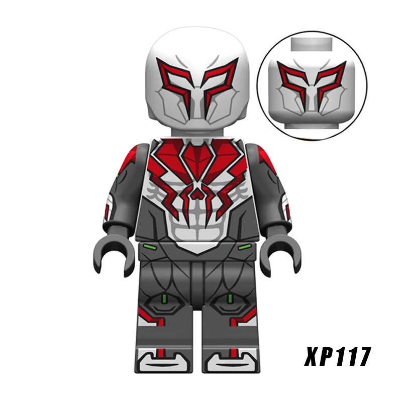 Супер Герои Человек-паук вдали от дома фигурка Mysterio Noir Gwenom cacodemon строительные блоки кирпичи детские игрушки KT1028 - Цвет: XP117