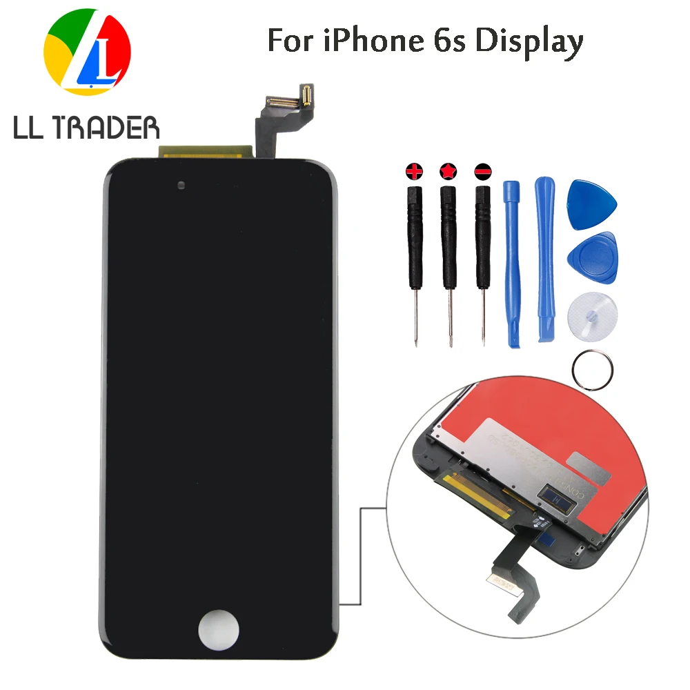 

100% Tested No Dead Pixel LCD Display For iPhone 6s Touch Screen Digitizer Assembly Pantalla Replacement Part+Tools