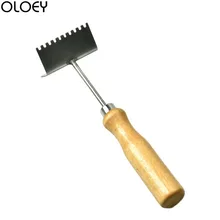 1 шт. Пчеловодство раскачивание вилка железная мед расческа мед скребок деревянная ручка пчеловодство оборудование раскачивание вилка пчеловодства инструменты для пчеловодства