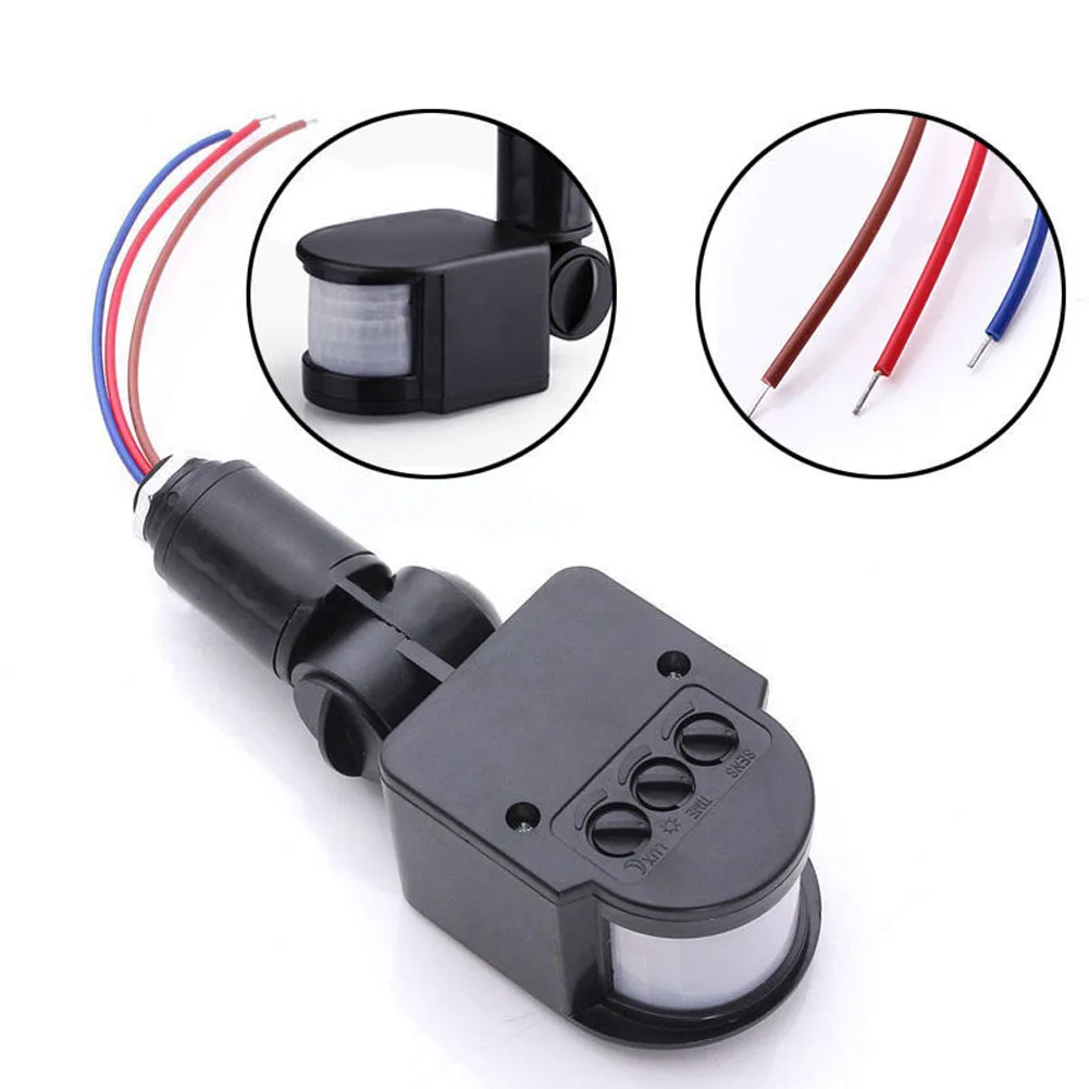 

New AC85V~260V PIR Infrared Automatic Motion Sensor Detector Wall Lamp Switch,Dimmable Energy-saving Lighting Switch--M25