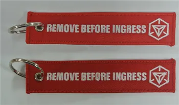 

Remove Before Ingress Motorcycle Keychain Red Edge Embroidery