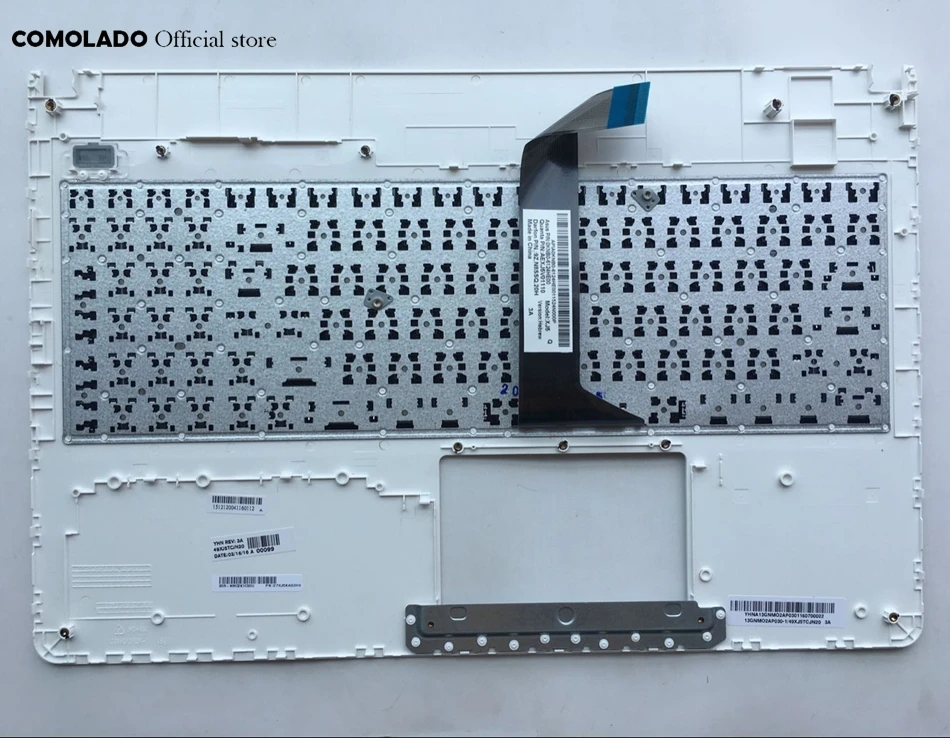 HB Hebrew keyboard For ASUS X501 X501A X501U X501EI X501X X501XE white and black with Palmrest Upper cover HB Layout