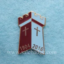 Специальная металлическая сувенир значок трудно эмаль Шпильки в брошь золотое покрытие