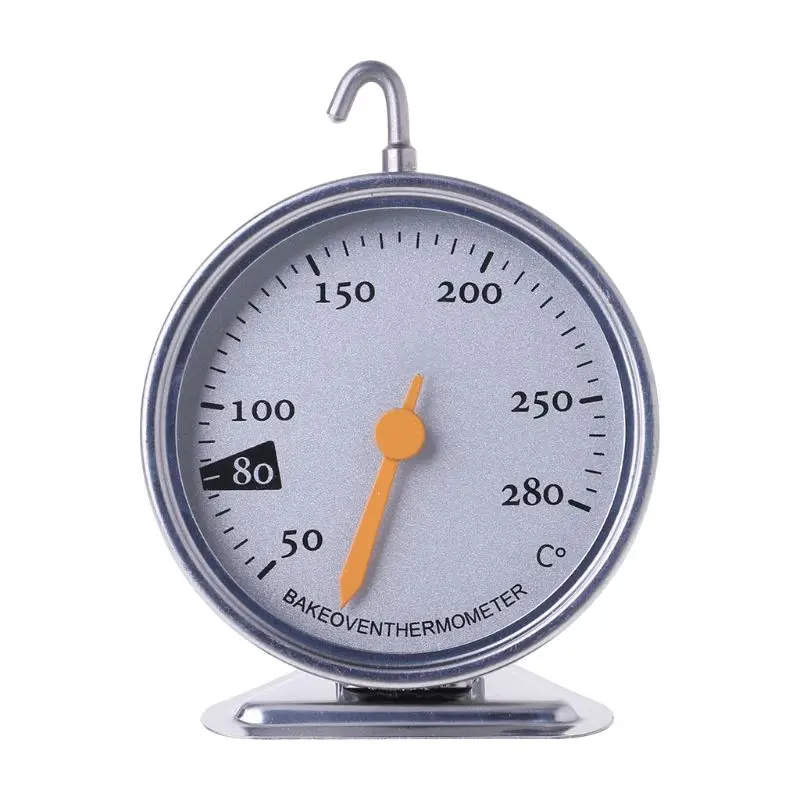 Hot Food Meat Oven Temperature Stand Up Dial Stainless Steel Gauge