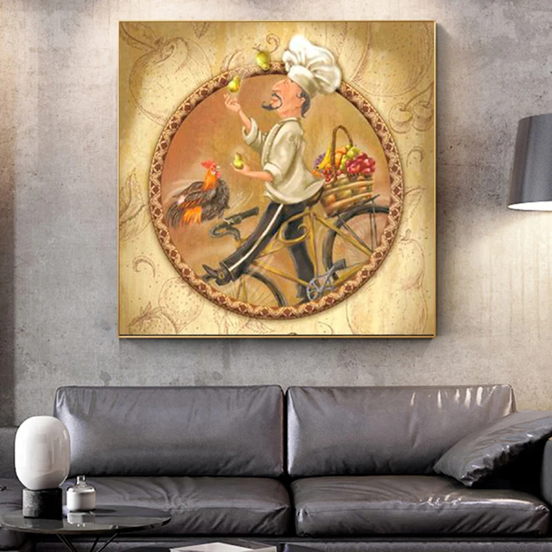 Cartoon-Cook-Wall-Art-Canvas-Prints-Modern-Cooking-Paintings-On-The-Wall-Posters-Cuadros-Decorative-Pictures.jpg_640x640