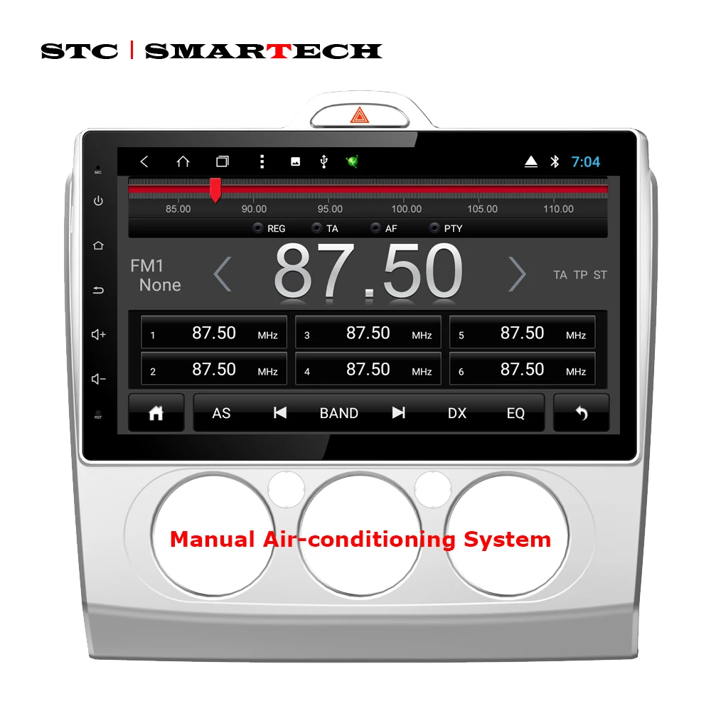 Perfect SMARTECH 2 Din Android 8.1 OS Car Audio Radio GPS System For Ford Focus2 Focus 2008-2011 Octa-Core 2GB RAM 32GB ROM With CAN-BUS 6