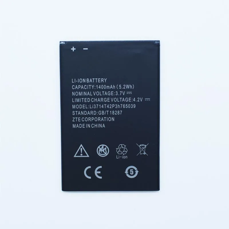 Hekiy 2019 новый аккумулятор 3 7 в 1400 мАч LI3714T42P3H765039 Аккумулятор для ZTE Blade A3 T220 AF3 T221 A5 AF5