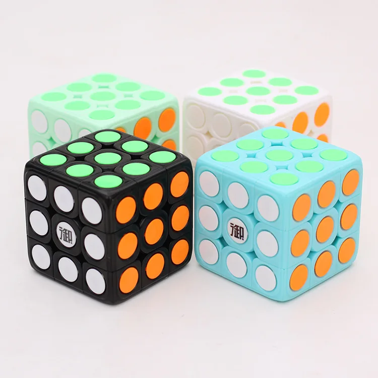 

Dot three order 3X3X3 magic cube teaching student intelligence adult decompression magic cube toy gift