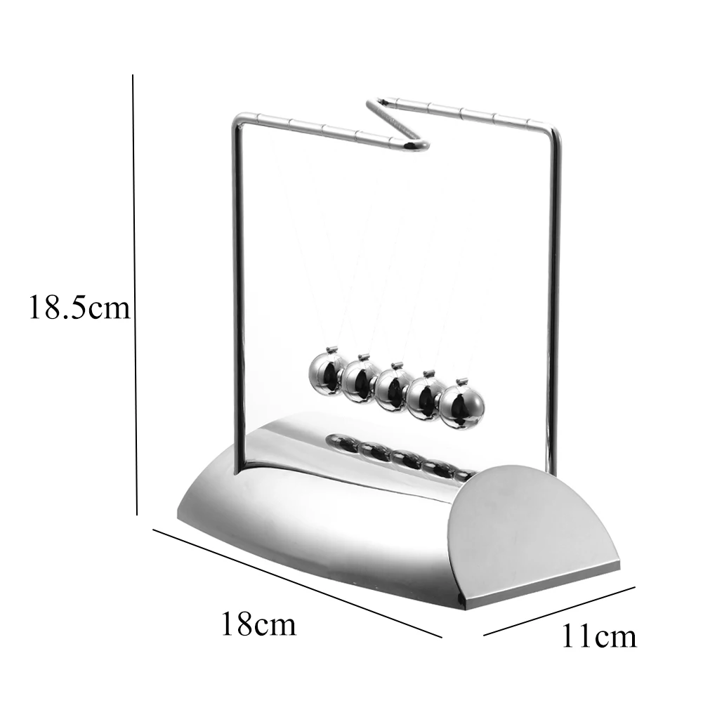 Новинка г. Z-образная Гальваническая основа твердые стальные шары Ньютон Бильярд декоративное украшение стола маятник Ньютона