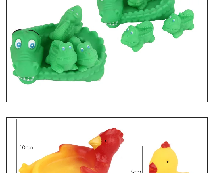 Детские Squeeze-sounding Dabbling игрушки для ванной резиновые игрушки малыш медведь водные игрушки один большой три маленький классический игрушки