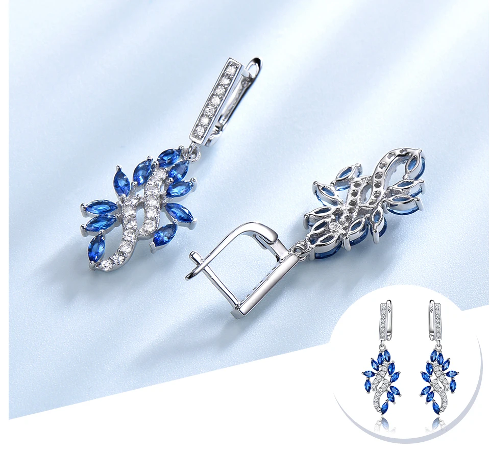 UMCHO-Sapphire--925-sterling-silver-earrings-for-women-EUJ088S-1pc (5)
