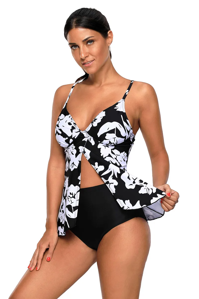 White-Paper-Cut-Print-Sexy-Flyaway-Tankini-LC410466-1-4