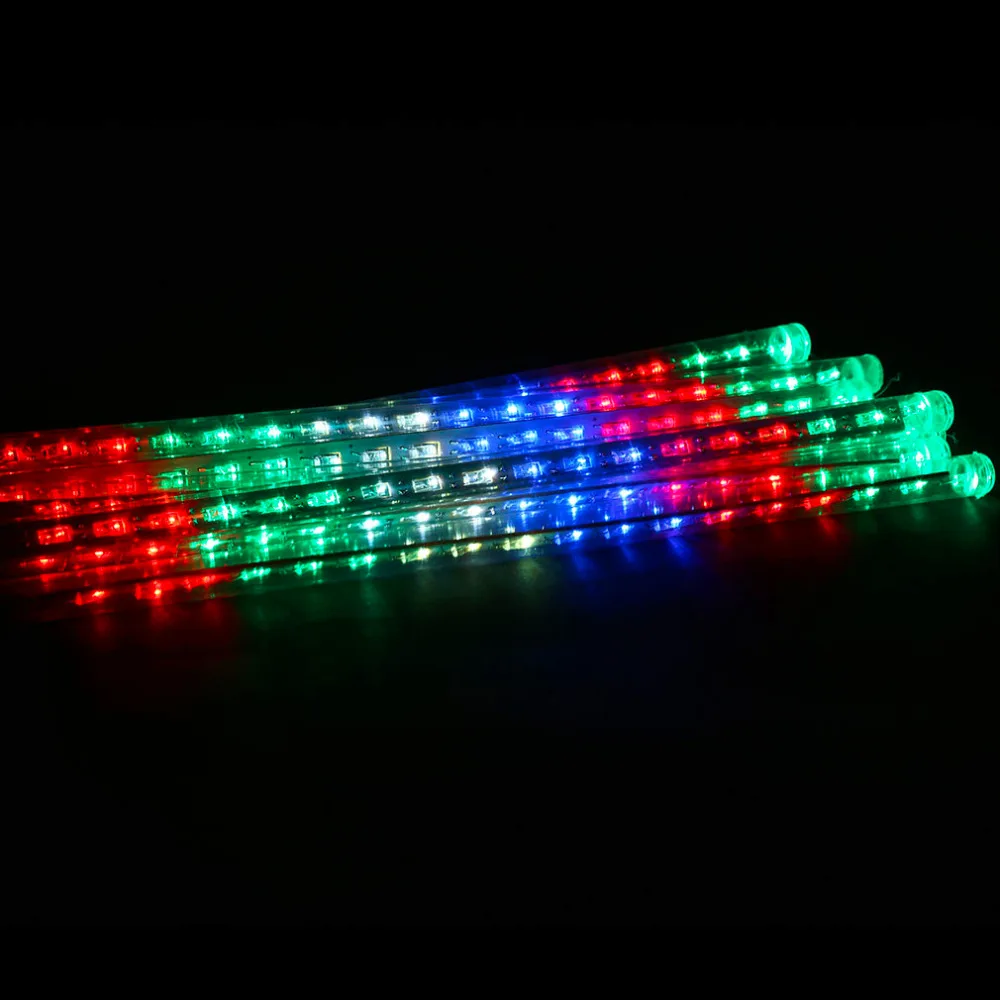 

6 Colors 50CM Meteor Shower Rain 8 Tubes Waterproof Bright LED Lights Outdoor Christmas Festival Decoration Lamp EU/US Plug