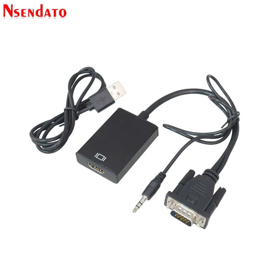 VGA to HDMI Cable Converter Adapter (7)