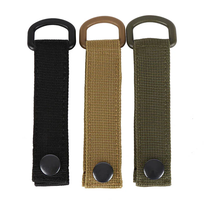 

Nylon Webbing hanging Military molle Tactical Backpack attach buckle Outdoor Carabiner Clip Tool