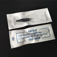 100 шт 1RL индивидуальная упаковка одноразовые татуировки Советы для постоянного макияжа иглы для швейной машины 3D подводка для глаз бровей губ