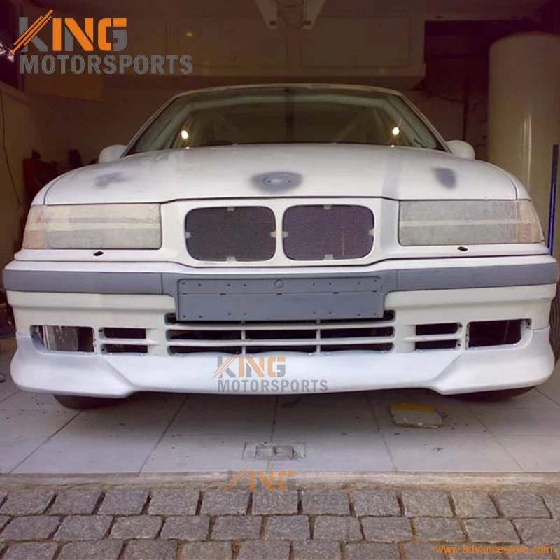 Для 1992 1993 1994 1995 1996 1997 1998 BMW E36 3 серии M Tech Стиль переднего бампера v-стиля Неокрашенный-Уретановый